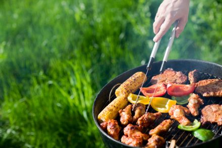 Grilling outside is a fun way to cook food without warming up your house.